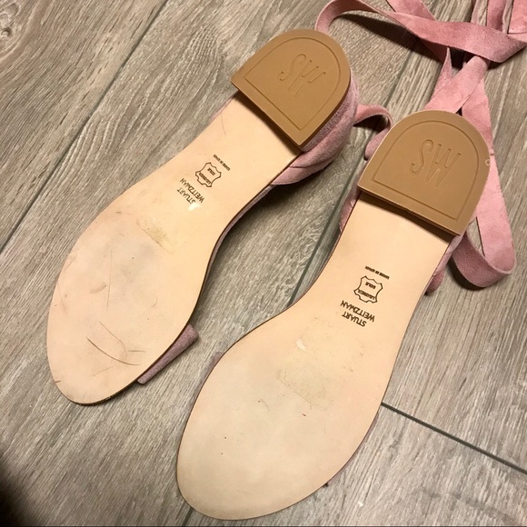 💗Stuart Weitzman pink suede sandals💗 - Picture 6 of 6